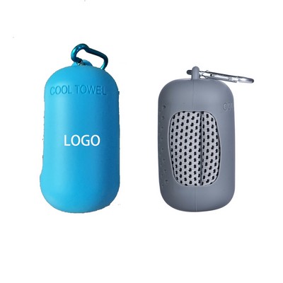 Quick-Cool Silicone-Edge Sports Towel Set