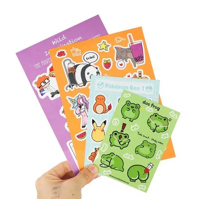 Custom Kiss Cut Sticker Sheets