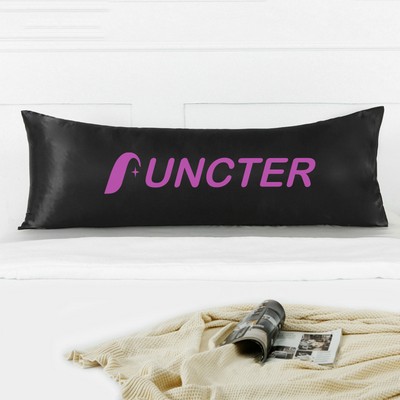 20 x 54" Premium Square Satin Silk Throw Pillowcase Body Size Pillow Cover - Envelope Closure