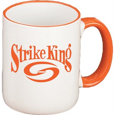 C Handle 2 Tone 11 Oz. Ceramic Mug