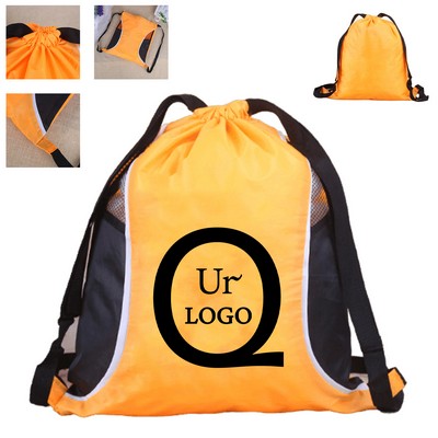 13.39X15.75" Terylene Drawstring Backpack