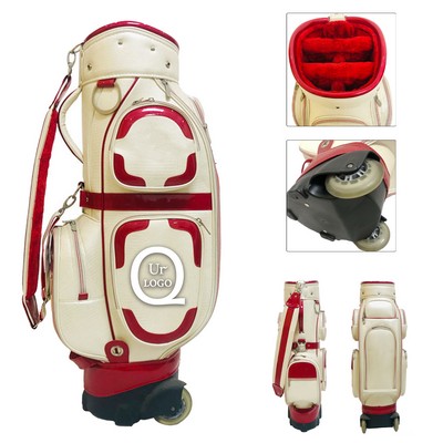 Pu Golf Bag For Woman