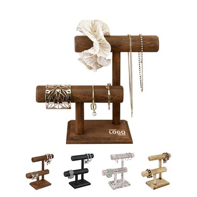 Vintage Wooden Jewelry Stand