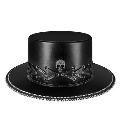 Leather Plague Hat Dress Up Top