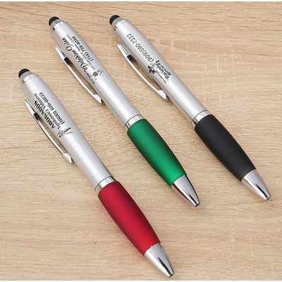 Advertising 2" 1 Stylus Touch Ballpoint Pen