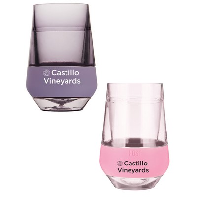 HOST® Tinted Wine FREEZE™ XL Cup, set of 2