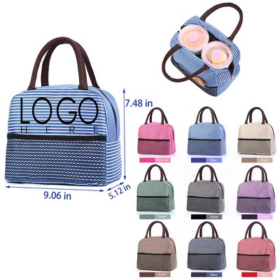 Oxford Cloth Bilayer Aluminum Film Lunch Insulation Bag