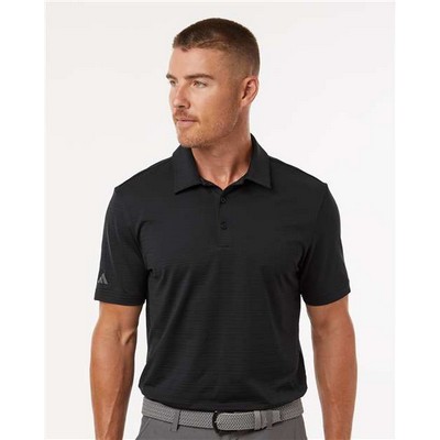 Adidas® Men's Textured Stripe Polo Shirt