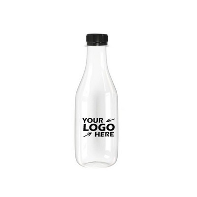 8 Oz. Disposable Transparent Milk Juice Plastic Bottle