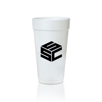 20 Oz. Tall White Styrofoam Coffee Cup