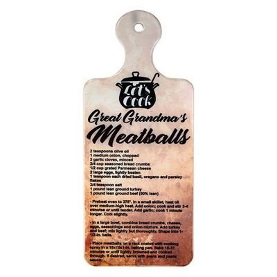 Full Color Rectangle Paddle Ceramic Trivet / Wall Decor - 4 3/4" x 11 1/2"