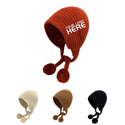 Long Braided Wool Hat