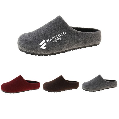 Winter Women Fur Clogs Cork Mules Slippers