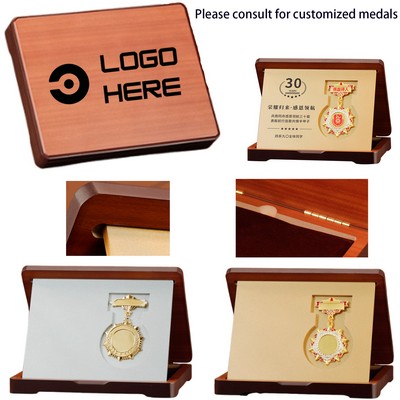 Foldable Wooden Medal Display Frame