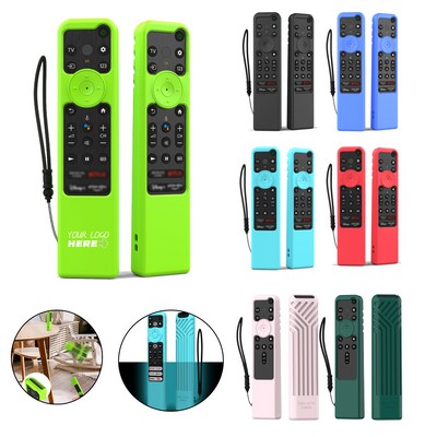 Silicone TV Remote Protective Case Anti Lost w/ Lanyard