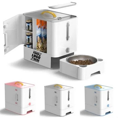 Feeding Device For Pet Moisture Proof Storage Container