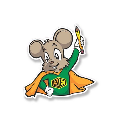 Decal On White Vinyl Material - Laminated For Extended Outdoor Use (5"X2.5")