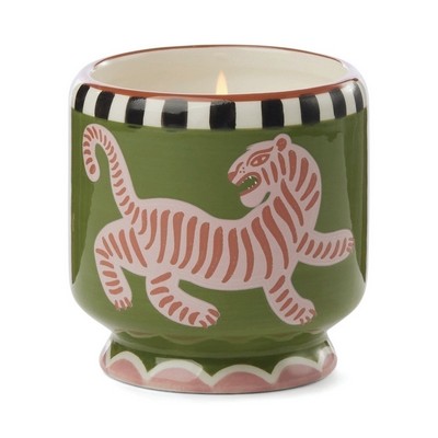 A Dopo 8 Oz "Tiger" Ceramic Candle - Black Cedar & Fig