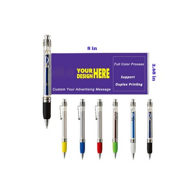 Ballpoint Pen With Advertising Banner