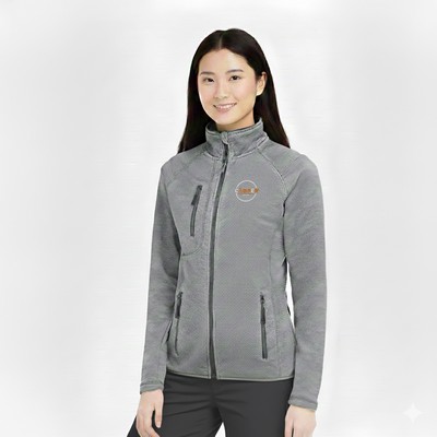 Women's Full Zip Sweater Fleece Jacket(Brushed Back)