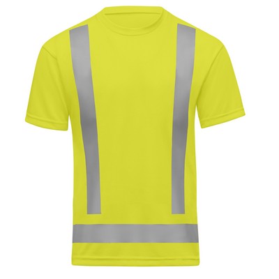 Red Kap® Hi-Visibility Short Sleeve Performance Core Tee Shirt, Type R