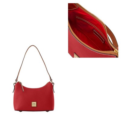 Dooney & Bourke Red Pebble Grain Baguette