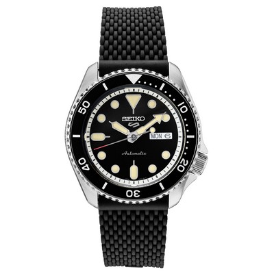 Seiko Watch Mens Seiko 5 Sport Ss Black Dial