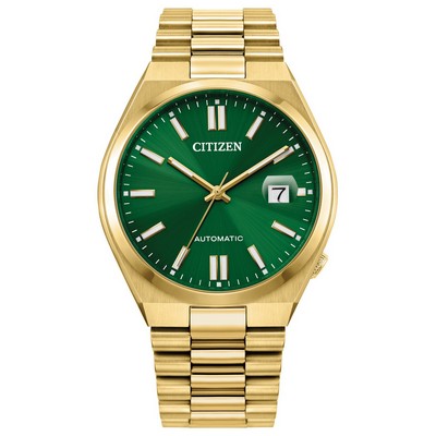 Citizen Watch Men's Sport Luxury Tsuyosa Stainless Steel Bracelet Watch Green Dial