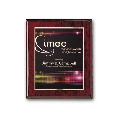SpectraPrint™ Plaque - Rosewood Gold