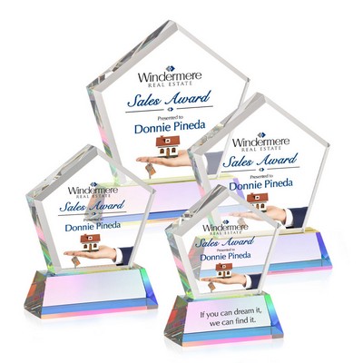 Genosee VividPrint™ Award on Base - Prismatic