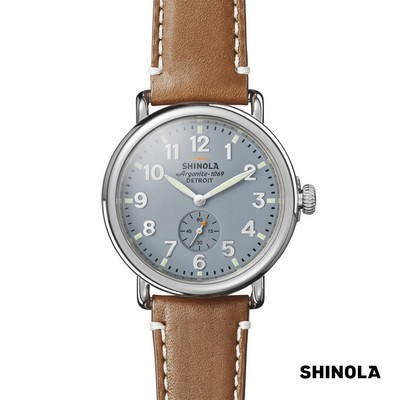 Shinola® Runwell Watch - Slate Blue/Tan