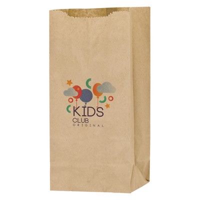 Natural Kraft 12# SOS Bag with Full Color Digital Print (7 1/8 x 4 3/8 x 13 15/16)