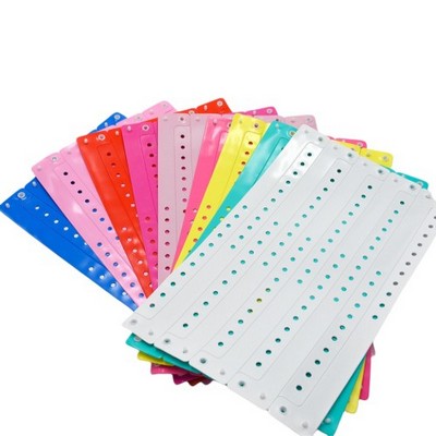 L-shaped PVC wristband