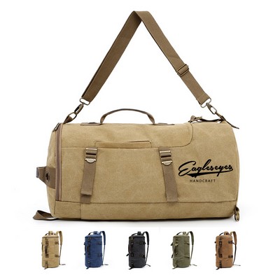 Canvas Zipped Backpack