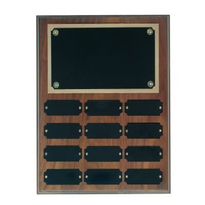 Genuine Walnut Perpetual Plaque