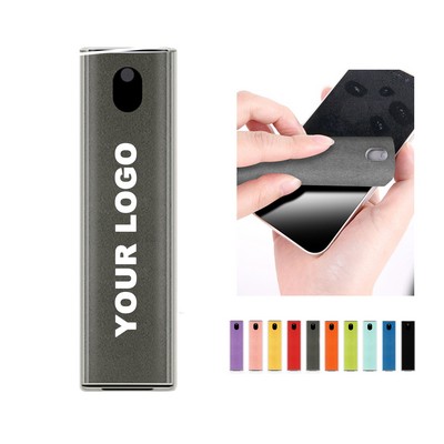 2in1 Custom Microfiber Cloth Touchscreen Mist Spray Cleaner
