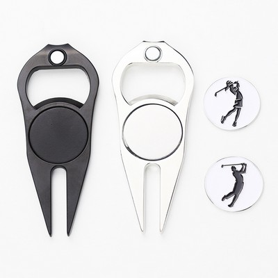 Golf Divot Tools w/ Bottle Opener