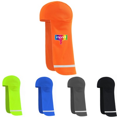 Hard Hat Sun Shade with Reflective Strip