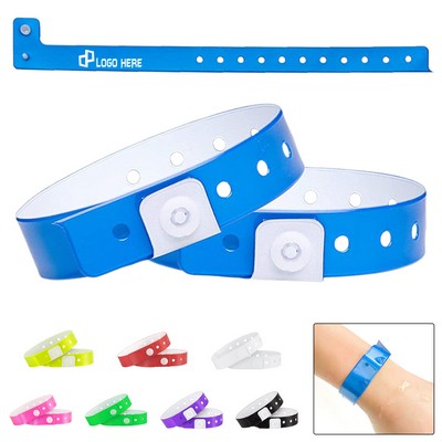 L Shaped Adjustable Pvc Wristbands