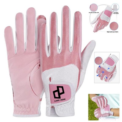 Soft Breathable Golf Gloves For Women