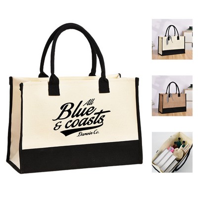 Rectangular Canvas Tote Bag