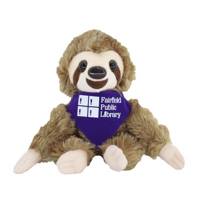 7" Hug'ems Sloth with bandana OC