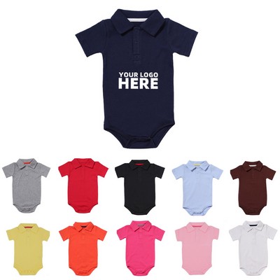 Short Sleeve Polo Onesie