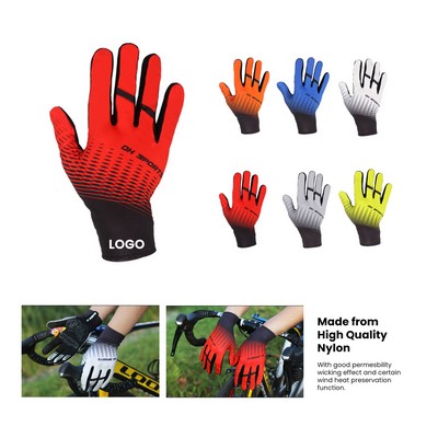 Long Finger Riding Gloves