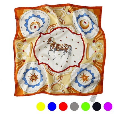 21" x 21" Poly Silk Square Scarf