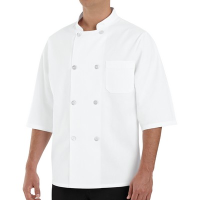 Red Kap® Men's 1/2-Sleeve Chef Coat