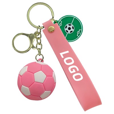 Soccer Mini Keychain Pendant Soccer Games Souvenirs
