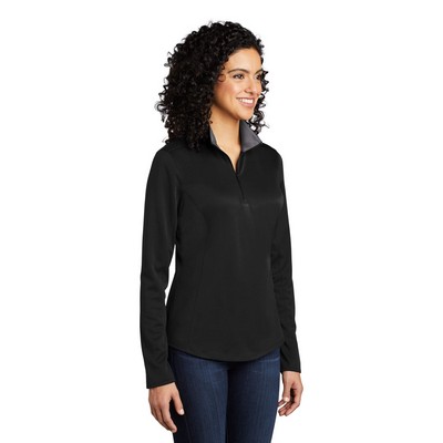Port Authority® Women's Silk Touch Performance 1/4-Zip Pullover