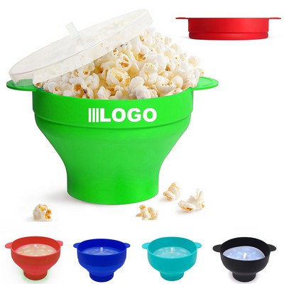 Silicone Microwave Popcorn Popper Bowl