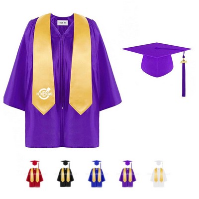 Preschool and Kindergarten Graduation Cap,Gown,Tassel Sets